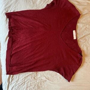 Project Social T Burgundy Short Sleeve Tee